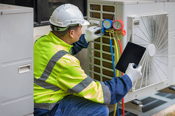 Professional Hvac Maintenance technician working in Rancho Santa Fe, CA